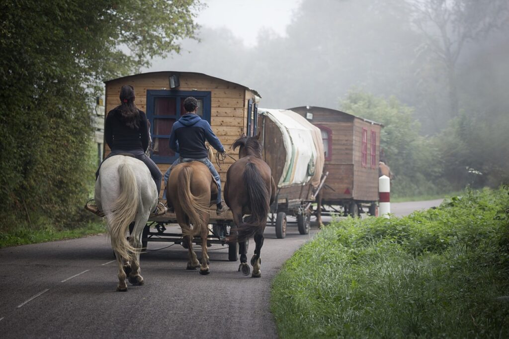 "Onderweg naar rust en stilte."
 